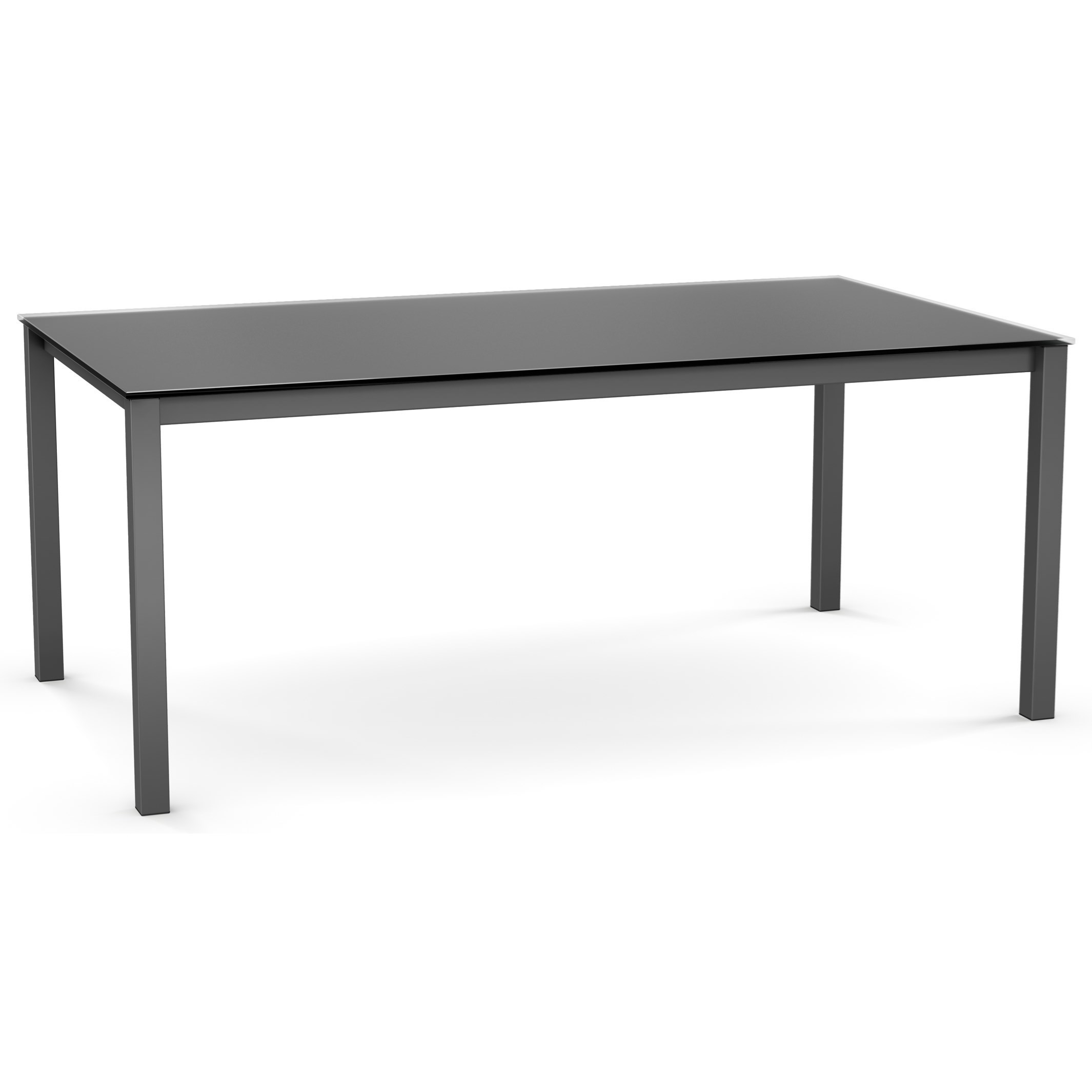 Amisco Urban Customizable Bennington Table with Glass Top Furniture
